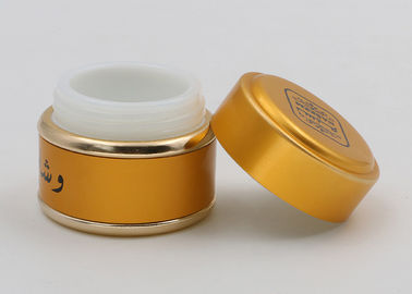 Ouro 1 onça 2 onças frascos cosméticos de vidro de 4 onças, tampa de alumínio dos recipientes de amostra da composição