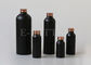 Transferência térmica do apoio que imprime as garrafas cosméticas de alumínio do pulverizador do preto do resíduo metálico 150ml
